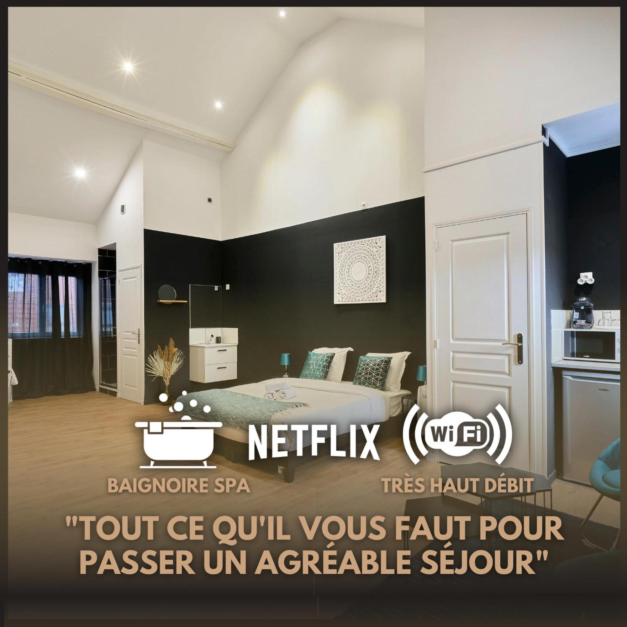 شقة Ng Prestige - Lille L Roubaix Trichon - Balneo - Netflix - Wifi المظهر الخارجي الصورة